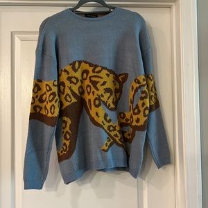 Aly Daly Cheetah Sweater - Size L